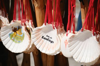 Santiago de Compostela Satılık Kabukları ve Hediyelik Eşya