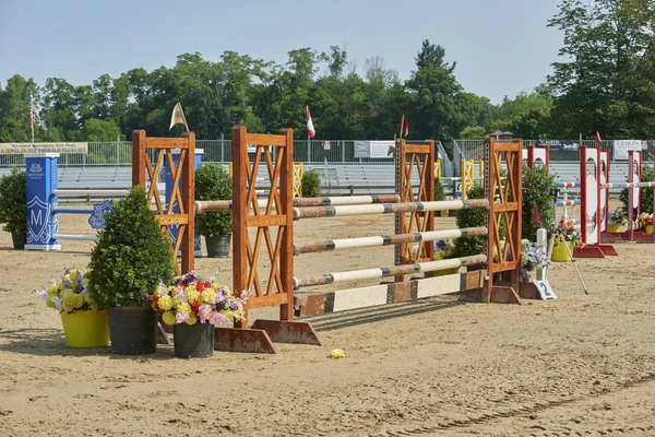 2018 Klassieke Hunter Jumper Cleveland Metro Parken Polo Veld Moreland — Stockfoto