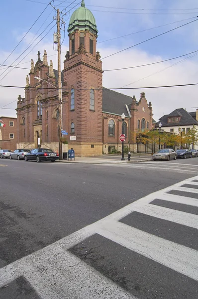 Santa Rosário Igreja Católica Little Italy Cleveland Ohio Eua — Fotografia de Stock