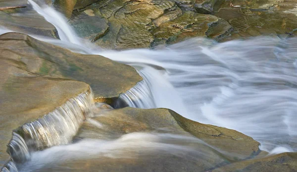 Waterfall Rapids Chagrin River Village Chagrin Falls Ohio Usa — Stock Photo, Image