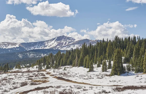 Schneebedeckte Berge im Bundesstaat Utah — Stockfoto