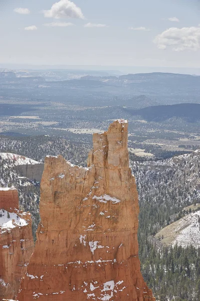 Schlucht schneebedeckt — Stockfoto