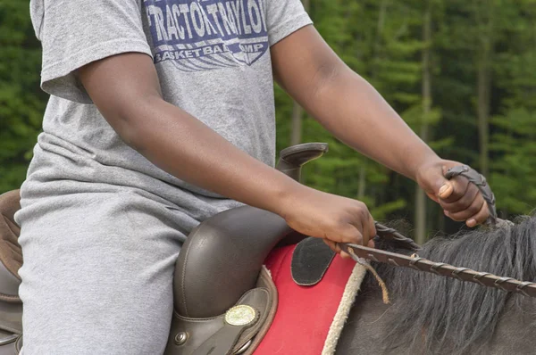 Westerse Horsemanship lessen — Stockfoto