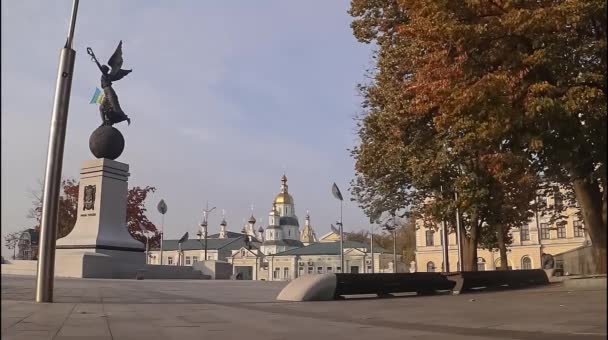Kharkiv, architecture, skyline, ville, timelapse — Video