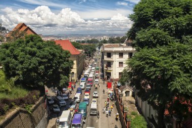 Antananarivo, şehir, Madagaskar, gökyüzü, kentsel, Afrika, Bina,