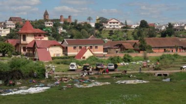 Madagaskar Antsirabe Afrika, mimari, erkek, bina,