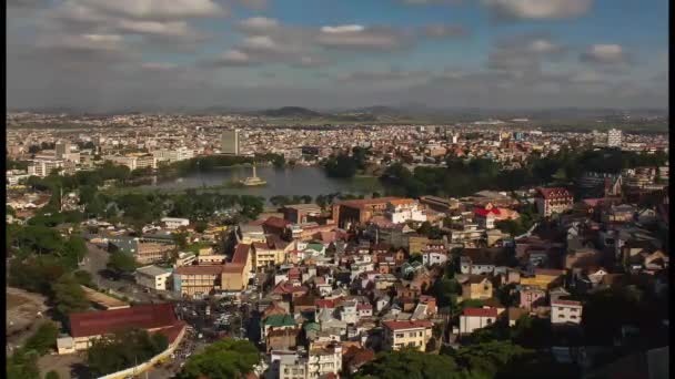 Madagaskar Antananarivo Architektura Afrika Budovy — Stock video