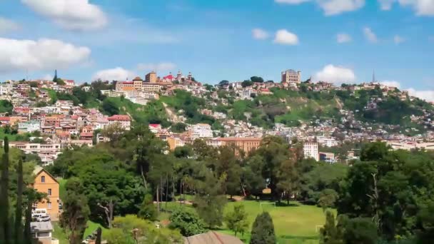 Madagaskar Antananarivo Architektura Afrika Budovy — Stock video