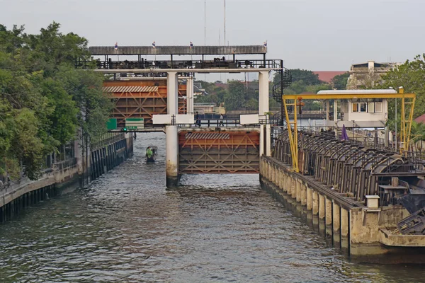 Thailand Bangkok. Rivier — Stockfoto