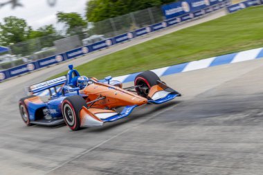 Scott Dixon (9) Yeni Zelanda Detroit Grand Prix Detroit Grand Prix Detroit, Michigan'da Belle Isle Street sahasında kazanır.