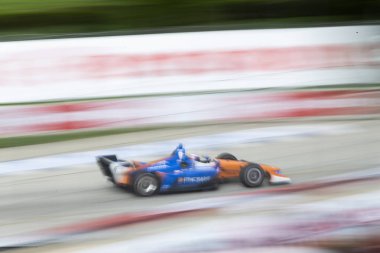 03 Haziran 2018 - Detroit, Michigan, ABD: Detroit, Michigan'da Belle Isle Street sahasında Detroit Grand Prix için Yeni Zelanda ırkların Scott Dixon (9).