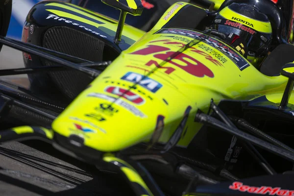 Giugno 2018 Detroit Michigan Usa Sebastien Bourdais Francia Corre Gran — Foto Stock