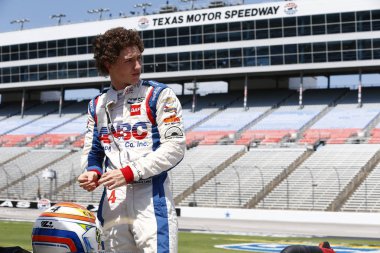 08 Haziran 2018 - Fort Worth, Teksas, ABD: Brezilya asmak önce Dxc teknoloji 600, Fort Worth, Teksas Teksas Motor Speedway için uygulamaya izlenecek alarak dışarı çukur yolu Matheus Leist (4).