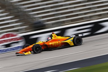 08 Haziran 2018 - Fort Worth, Teksas, ABD: Fort Worth, Teksas Teksas Motor Speedway Dxc teknoloji 600 için uygulamaya izlenecek United belirtilen alır Zach Veach (26).