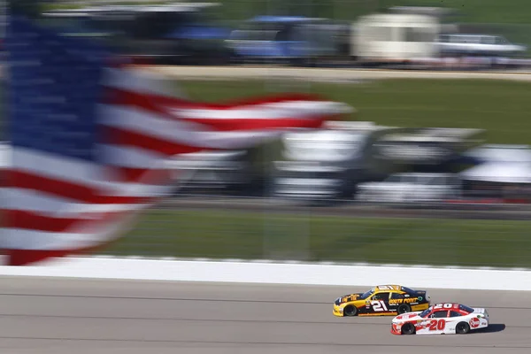 Junio 2018 Newton Iowa Estados Unidos Daniel Hemric Christopher Bell —  Fotos de Stock