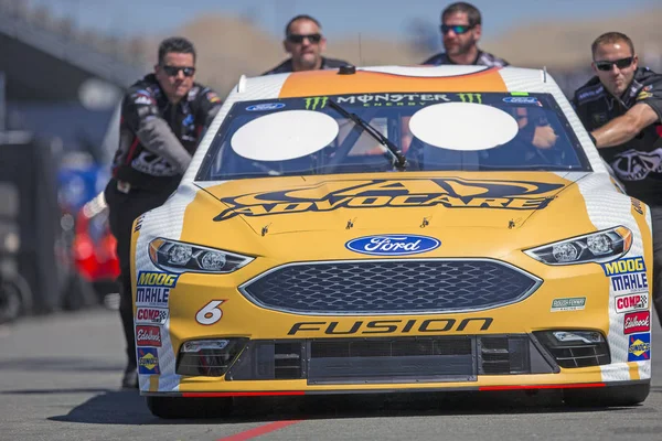 June 2018 Sonoma California Usa Trevor Bayne Gets Ready Practice — Stock Photo, Image