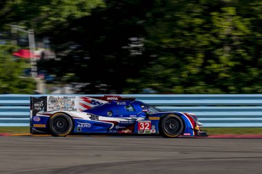 30 Haziran 2018 - Watkins Glen, New York, ABD: United Autosports Ligier Lmp2 araba araba uygulama için Glen, Sahlen'ın altı saat Watkins Glen International Raceway Watkins Glen, New York'ta.