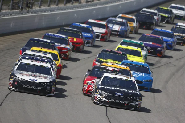 July 2018 Joliet Illinois Usa Aric Almirola Races Front Stretch — Stock Photo, Image