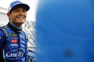 06 Temmuz 2018 - Daytona Beach, Florida, ABD: Kyle Larson (42) asmak dışarı çukur yol onun Coke sıfır şeker 400 Daytona International Speedway Daytona Beach, Florida, koşmak eleme yapmadan önce.