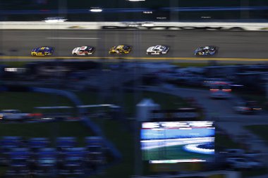 06 Temmuz 2018 - Daytona Beach, Florida, ABD: Nascar Xfinity serisi yarış sırasında Coca-Cola fişek 250 Daytona International Speedway Daytona Beach, Florida, döner aracılığıyla.