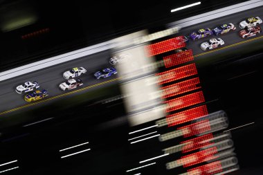 06 Temmuz 2018 - Daytona Beach, Florida, ABD: Nascar Xfinity serisi yarış sırasında Coca-Cola fişek 250 Daytona International Speedway Daytona Beach, Florida, döner aracılığıyla.
