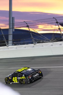 07 Temmuz 2018 - Daytona Beach, Florida, ABD: Jimmie Johnson (48) yarışları Coke sıfır şeker 400 Daytona International Speedway Daytona Beach, Florida, dört fırsatta sahadan aracılığıyla.