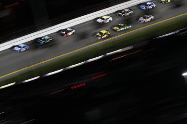 07 Temmuz 2018 - Daytona Beach, Florida, ABD: Monster enerji Nascar Cup Serisi Yarış sırasında Coke sıfır şeker 400 Daytona International Speedway Daytona Beach, Florida, paketindeki.