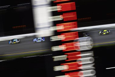 07 Temmuz 2018 - Daytona Beach, Florida, ABD: Monster enerji Nascar Cup Serisi Yarış sırasında Coke sıfır şeker 400 Daytona International Speedway Daytona Beach, Florida, paketindeki.