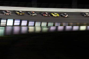 07 Temmuz 2018 - Daytona Beach, Florida, ABD: Erik Jones (20) yarışları sırasında Coke sıfır şeker 400 Daytona International Speedway Daytona Beach, Florida, dört sıra dışı.