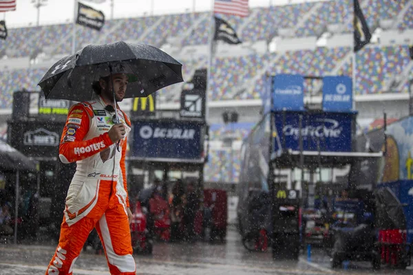 Julho 2018 Daytona Beach Florida Usa Chase Elliott Prepara Para — Fotografia de Stock