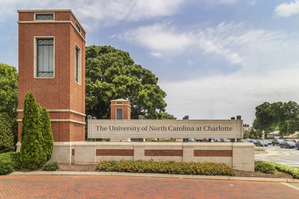 Universidade Carolina Norte Charlotte Também Conhecida Como Unc Charlotte Uma — Fotografia de Stock