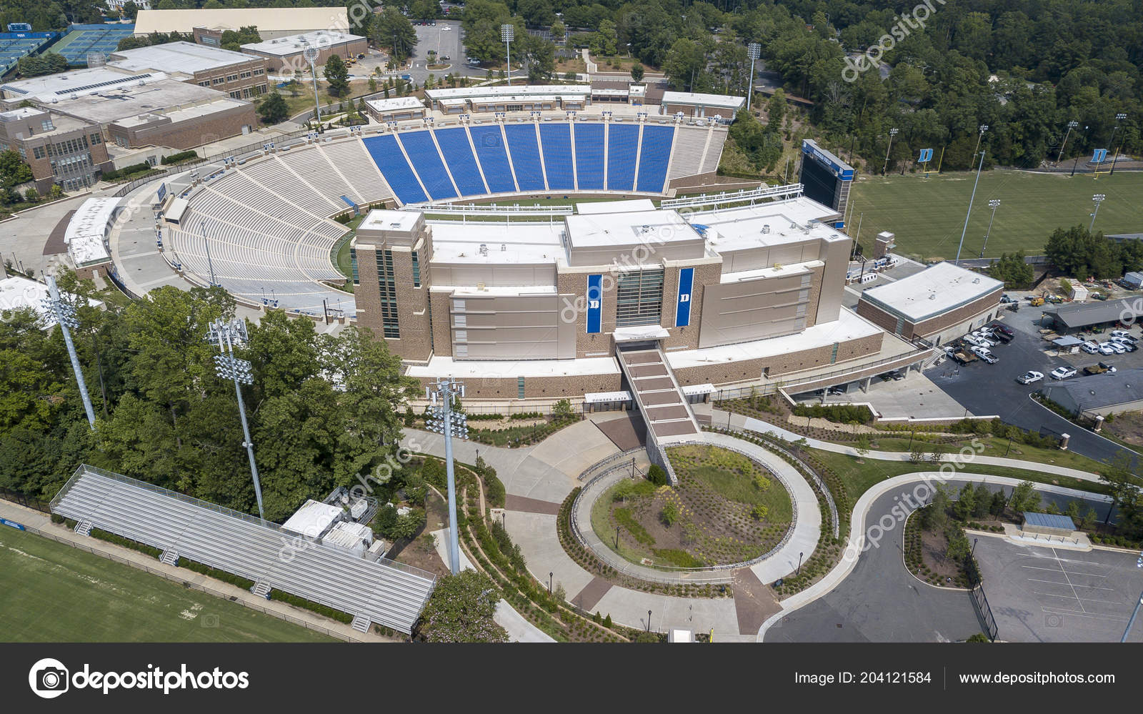 Brooks Field Wallace Wade Stadium 004 Seat Stadium Campus Duke Stock