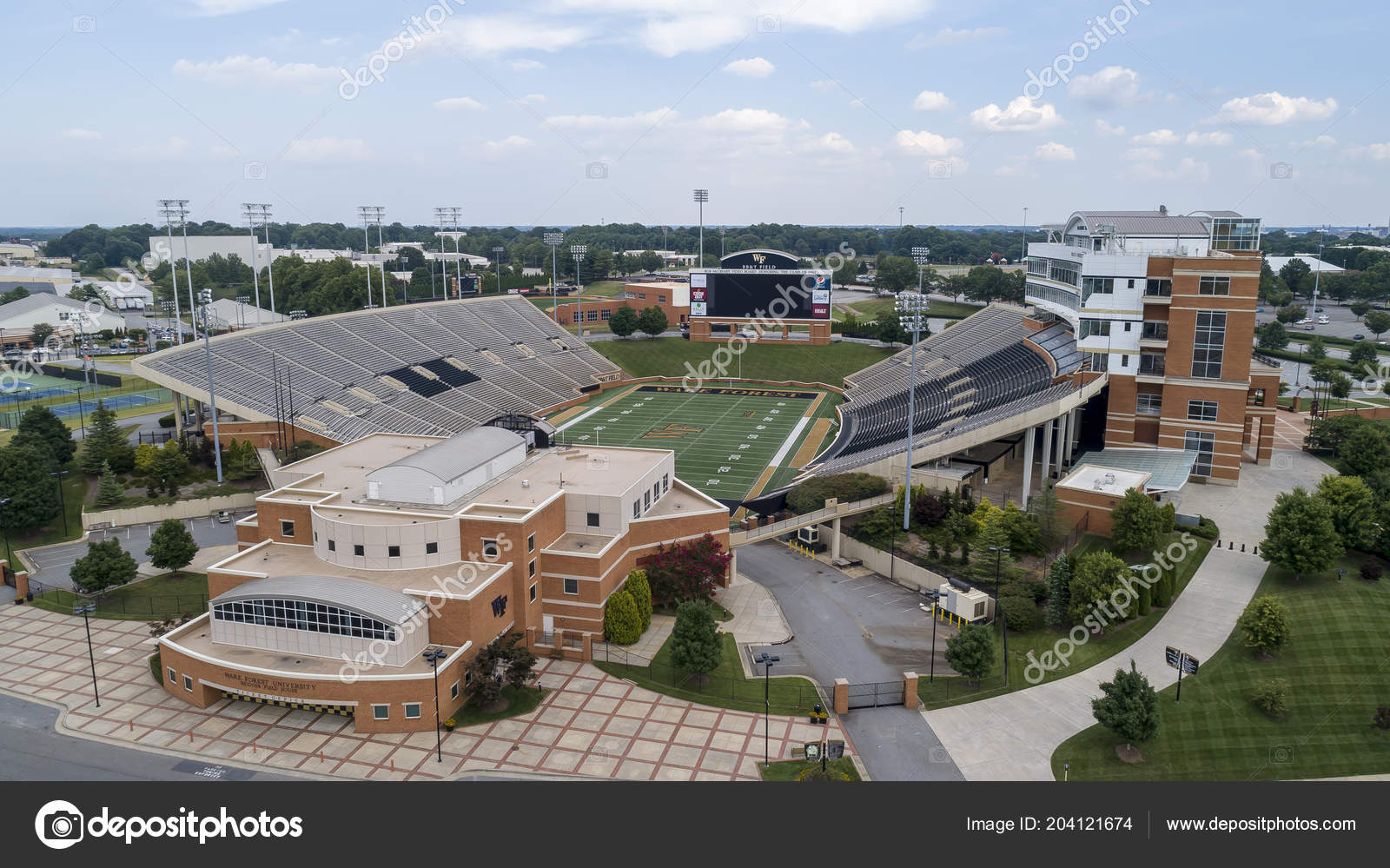 Brooks Field Wallace Wade Stadium 004 Seat Stadium Campus Duke Stock