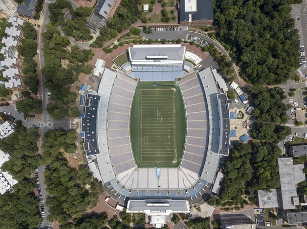 Kenan Memorial Stadium Ligt Chapel Hill North Carolina Het Thuisveld — Stockfoto
