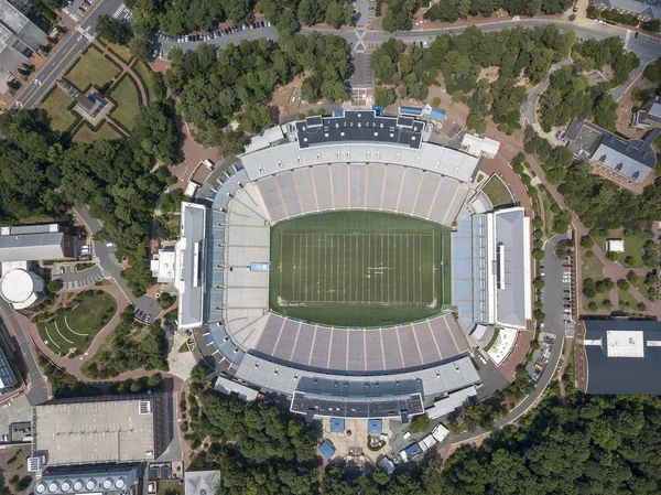 Kenan Memorial Stadium Ligt Chapel Hill North Carolina Het Thuisveld — Stockfoto