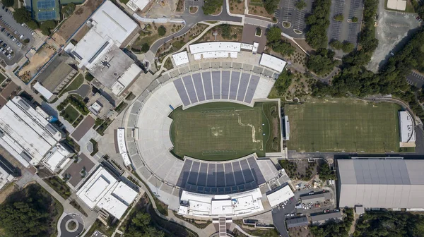 Brooks Field Wallace Wade Stadium Een Stadion 004 Stoel Campus — Stockfoto