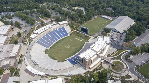 布鲁克斯领域在华莱士韦德体育场是一个40004座体育场在杜克大学的校园在达勒姆 北卡罗来纳州 — 图库照片