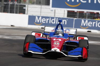 13 Temmuz 2018 - Toronto, Ontario, Ca: Brezilya alır uygulama için izlenecek için Honda Indy Toronto Toronto, Ontario sergi sokak yerde Tony Kanaan (14).