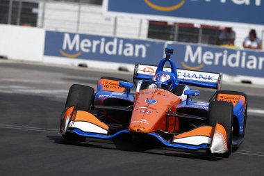 13 Temmuz 2018 - Toronto, Ontario, Ca: Yeni Zelanda alır uygulama için izlenecek için Honda Indy Toronto Toronto, Ontario sergi sokak yerde Scott Dixon (9).
