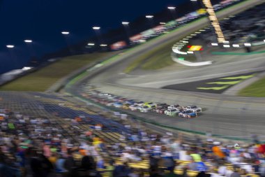 13 Temmuz 2018 - Sparta, Kentucky, ABD: Nascar Xfinity serisi takım almak için Alsco 300 Sparta, Kentucky'de Kentucky Speedway, izlemek için.