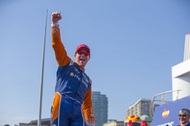 15 Temmuz 2018 - Toronto, Ontario, Ca: Scott Dixon (9) Yeni Zelanda kazanır Honda Indy Toronto sokakları Toronto Toronto, Ontario.