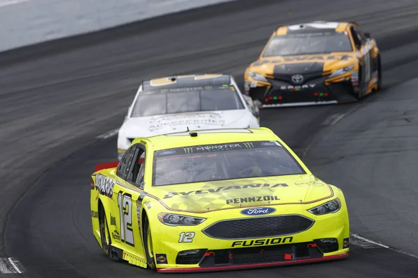 Julho 2018 Loudon New Hampshire Eua Ryan Blaney Luta Pela — Fotografia de Stock