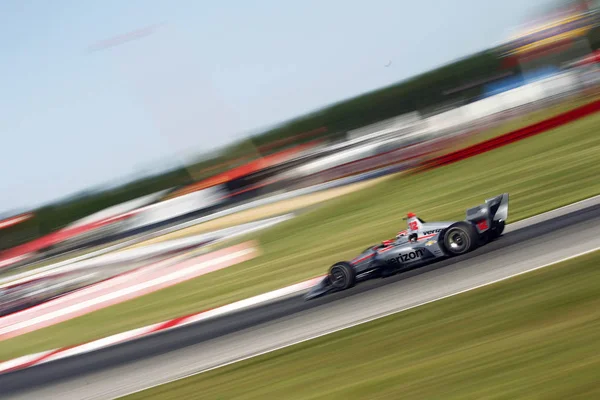 28 Temmuz 2018 - Lexington, Ohio, Amerika Birleşik Devletleri: Avustralya alır uygulama için izlenecek için Honda Indy 200 Lexington, Ohio orta Ohio spor araba sahasında irade gücü (12).