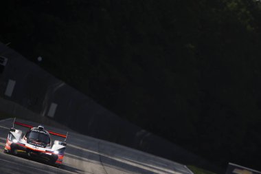 04 Ağustos 2018 - Elkhart Lake, Kablosuz, ABD: Acura takım Penske Acura yarışlarda döner aracılığıyla Continental Lastik yol yarışı Vitrini, Road America Elkhart Lake, WI.