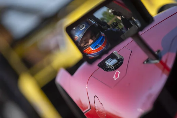 Agosto 2018 Elkhart Lake Eua Equipe Mazda Joest Corridas Através — Fotografia de Stock