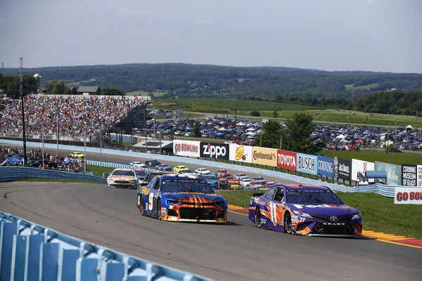 Agosto 2018 Watkins Glen Nueva York Estados Unidos Denny Hamlin — Foto de Stock