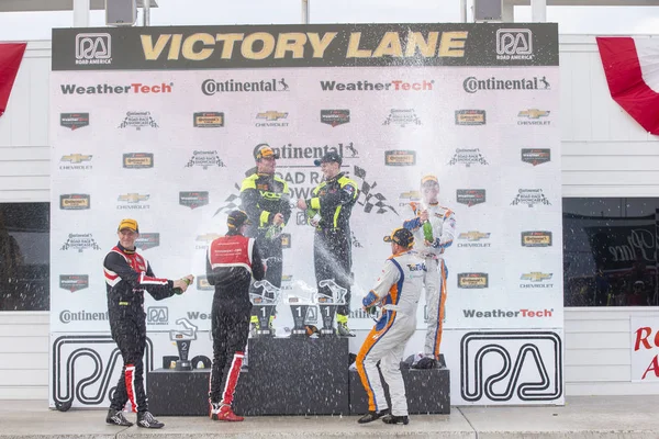 August 2018 Elkhart Lake Usa Continental Tire Sportscar Challenge Series — Stock Photo, Image