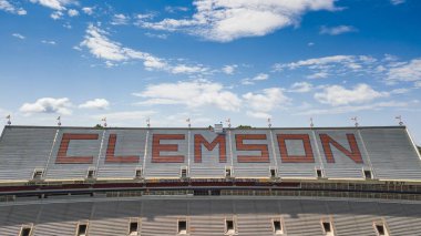 August 09, 2018 - Clemson, South Carolina, USA: Frank Howard Field at Clemson Memorial Stadium, popularly known as 