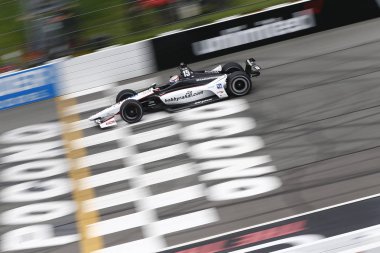 18 Ağustos 2018 - uzun gölet, Pennsylvania, ABD: Amerika Birleşik Devletleri alır Abc tedarik 500'de uzun gölet, Pennsylvania Pocono Raceway için uygulamaya izlenecek Graham Rahal (15).