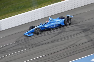 18 Ağustos 2018 - uzun gölet, Pennsylvania, ABD: Birleşik Arap Emirlikleri alır Abc tedarik 500'de uzun gölet, Pennsylvania Pocono Raceway için uygulamaya izlenecek Ed Jones (10).